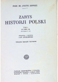 Zarys Historji Polski 1928 r.