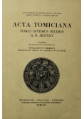 Acta Tomiciana tomus septimus decimus