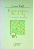 Fenomenologia Dialektyka Hermeneutyka