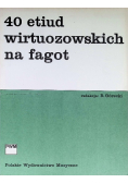 40 etiud wirtuozowskich na fagot