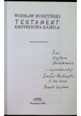 Testament Krzysztofa Kamila