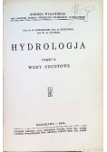 Hydrologja Część II Wody Gruntowe 1934 r.