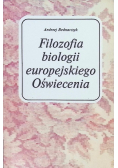 Filozofia biologii europejskiego Oświecenia