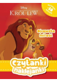 Czytanki naklejanki. Ojcowska miłość. Król Lew