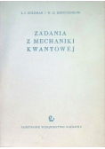Zadania z mechaniki kwantowej