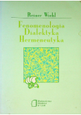 Fenomenologia Dialektyka Hermeneutyka