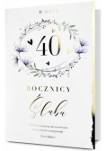 Karnet B6 Urodziny 40
