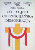 Co to jest chrześcijańska demokracja