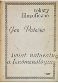 Teksty filozoficzne świat naturalny a fenomenologia