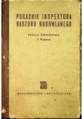 Poradnik inspektora nadzoru budowlanego