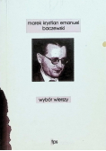 Baczewski Wybór wierszy