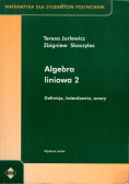 Algebra liniowa 2 Definicje twierdzenia wzory