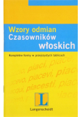 Wzory odmian czasowników włoskich