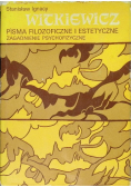 Pisma filozoficzne i estetyczne Zagadnienia psychofizyczne