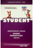Międzynarodowy konkurs Kangur Matematyczny 1992 - 2015  Kategoria Student