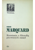 Rozstanie z filozofią pierwszych zasad