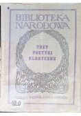 Trzy poetyki klasyczne Arystoteles Horacy Pseudo Longinos