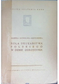 Rola drukarstwa Polskiego w dobie odrodzenia