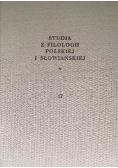 Studia z filologii polskiej i słowiańskiej 17