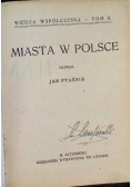 Miasta w Polsce  1922 r.