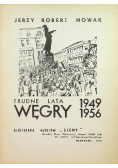 Trudne lata 1949 1956 Węgry