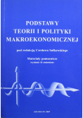 Podstawy teorii i polityki makroekonomicznej