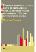 English Semantic Loans Loan Translations