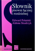 Słownik pisowni łącznej i rozdzielnej