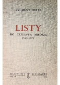 Listy do Czesława Miłosza 1952-1979