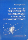 Klasyfikacja pierwiastków chemicznych i związków nieorganicznych