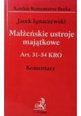 Małżeńskie ustroje majątkowe. Komentarz