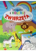 Ucz się słów i koloruj. Zwierzęta