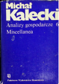 Analizy gospodarcze Tom 6 Miscellanea
