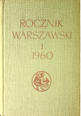 Rocznik warszawski 1960 Tom 1