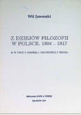 Z dziejów filozofii w Polsce 1804 - 1817