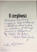 O cierpliwości
