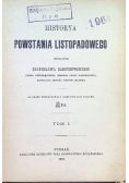 Historya powstania listopadowego Tom I, 1883 r.