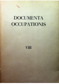 Documenta occupationis  VIII