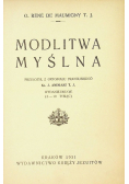 Modlitwa myślna 1931 r.