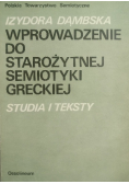 Wprowadzenie do starożytnej semiotyki Greckiej