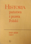 Historia państwa i prawa Polski 1918 1939 Część I