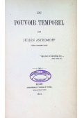 Du pouvoir temporel 1885 r.