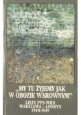 My tu żyjemy jak w obozie warownym