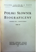 Polski Słownik Biograficzny Tom XV