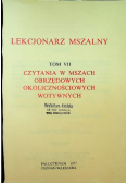 Lekcjonarz mszalny Tom VII