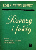 Rzeczy i fakty. Wstęp do pierwszej filozofii Wittgensteina