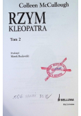 Rzym Kleopatra Tom 2