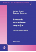 Równania różniczkowe zwyczajne