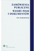 Marcjoniak Ewa - Zamówienia publiczne Wzory pism i dokumentów