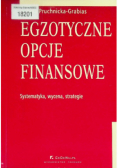 Egzotyczne opcje finansowe Izabela Pruchnicka-Grabias